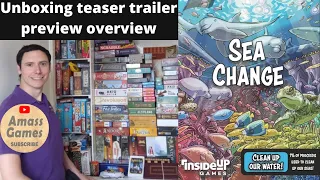 Sea Change trick taking board game solo unboxing teaser trailer preview overview AmassGames 4k Earth