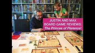 The Princes of Florence Board Game Review! ...with Justin and Max