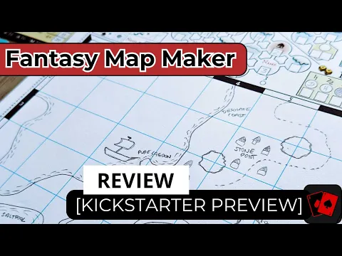 Kickstarter Preview | Fantasy Map Maker (Review Only)