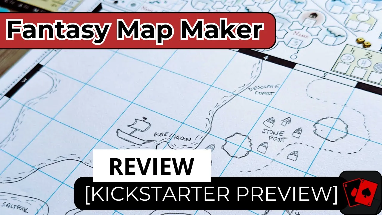Kickstarter Preview | Fantasy Map Maker (Review Only)