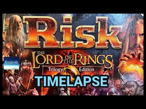 Risk: Lord Of The Rings (Trilogy Edition) | Board Game | Gameplay Timelapse