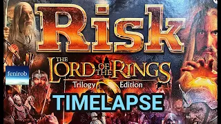 Risk: Lord Of The Rings (Trilogy Edition) | Board Game | Gameplay Timelapse