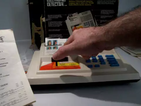 1979 Electronic Detective Game by IDEAL made in New York