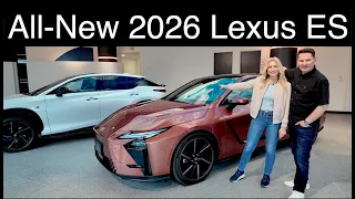 No more boring Lexus ES! // All-new 2026 Lexus ES hybrid and BEV