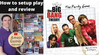 The Big Bang Theory: The Party Game how to setup play and review board game AmassGames 4K judge