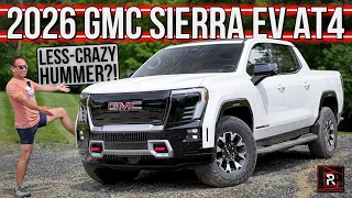 The 2026 GMC Sierra EV AT4 Brings A Lower Price & Hummer Capabilities To A Useful Truck