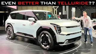 DETAILED REVIEW! -- The NEW 2024 Kia EV9 is a 3-Row Electric SUV Built for the American Family!