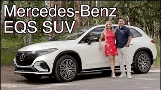 All-New Mercedes EQS SUV Review // All-electric 7-passenger!