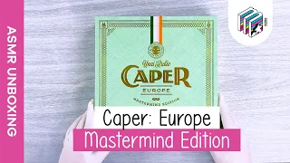 Caper: Europe ~ Mastermind Edition [ASMR Unboxing]