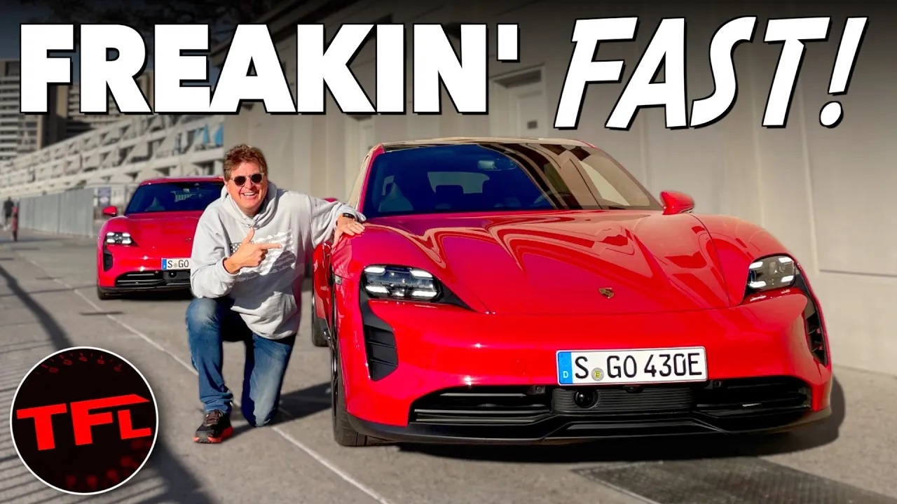 160 MPH EV Family Hauler - The New Porsche Sport Turismo GTS Taycan Has Two Crazy Cool Features!