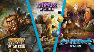 Thrones of Valeria / Dice Kingdoms of Valeria / Siege of Valeria - Preview