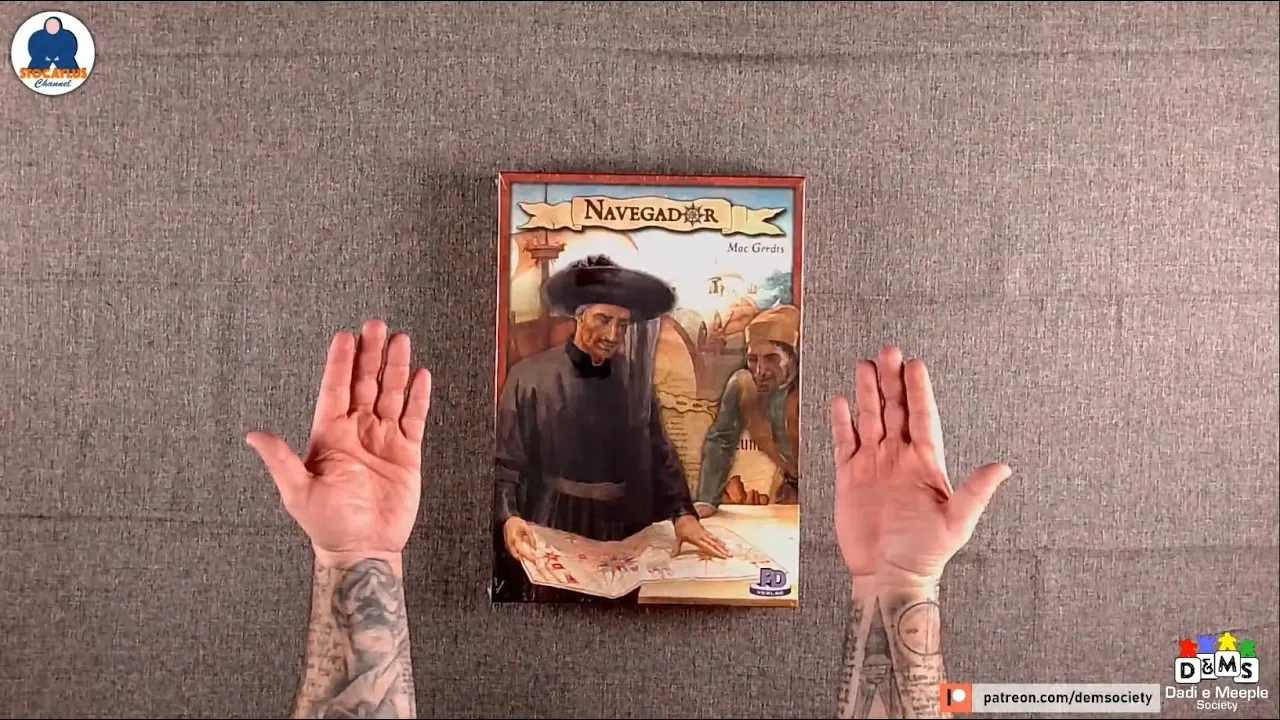 UNBOXING NAVEGADOR - Board Game - #indabox