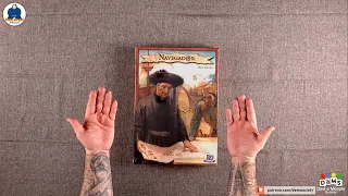 UNBOXING NAVEGADOR - Board Game - #indabox