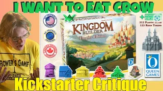 Kingdom Builder Empire Edition - Kickstarter Edition Review