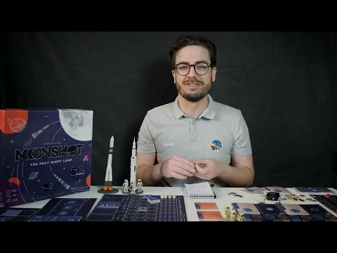 🚀Moonshot - The Next Giant Leap🌕 | Moon race themed board game | Balázs Török