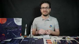 🚀Moonshot - The Next Giant Leap🌕 | Moon race themed board game | Balázs Török