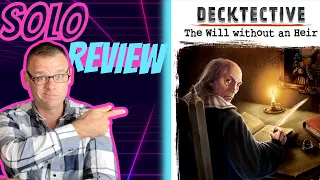Decktective Board Game Review | The Will Without an Heir