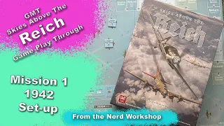 GMT Games - Skies Above the Reich Play Through - Set Up