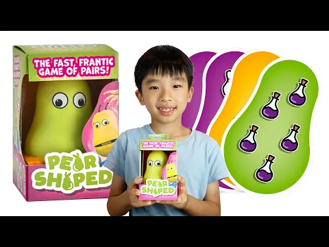 Pear Shaped Unboxing and Review | Family Speed Matching Party Game | Blue Orange Games