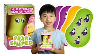 Pear Shaped Unboxing and Review | Family Speed Matching Party Game | Blue Orange Games