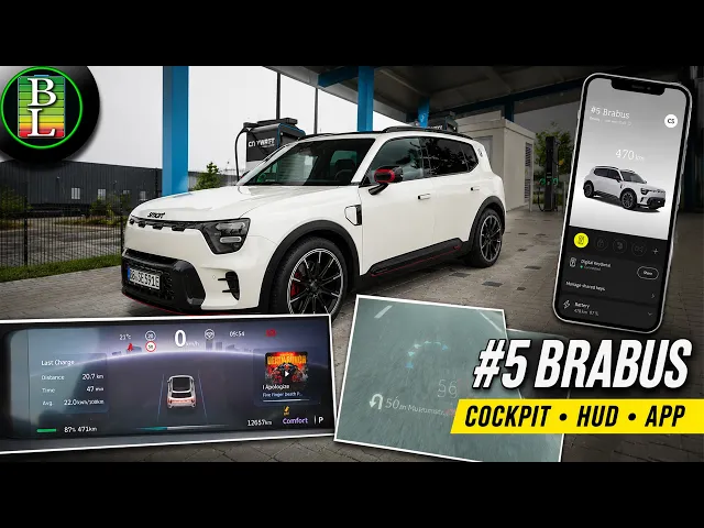 Smart #5 Brabus | Cockpit, HUD & App Review – Everything You Need to Know!