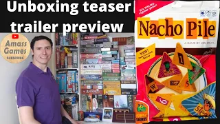 Nacho Pile board game Happy Salmon push your luck AmassGames Pandasaurus party tasty #tabletop food