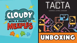 Tacta Unboxing - Cloudy with a Chance of Meeples