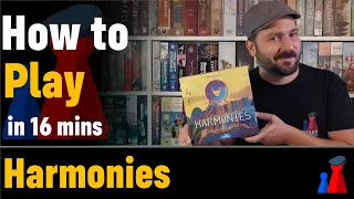 How to play Harmonies - Full teach + All modes - Peaky Boardgamer