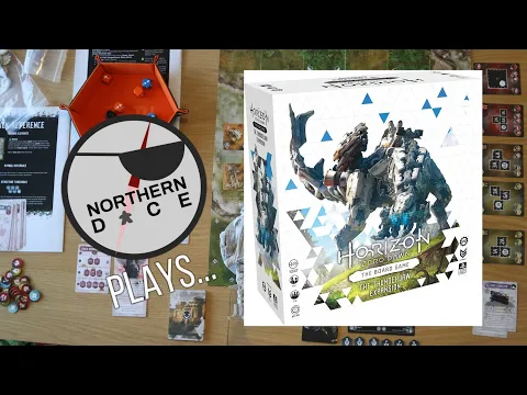 Horizon Zero Dawn: The Board Game Thunderjaw Expansion Playthrough - Cue The Boss Music!