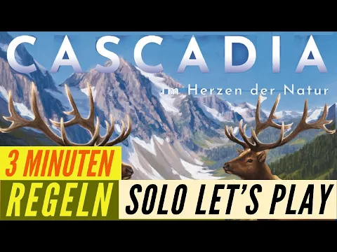 Cascadia Solo Regeln Anleitung Lets Play Spiel des jahres 2022