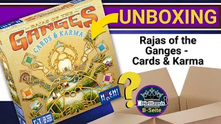 Rajas of the Ganges - Cards & Karma | ? Unboxing Spiel von HUCH! | DieHausis B-Seite