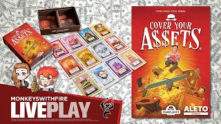 COVER YOUR ASSETS || GRANDPA BECK'S GAMES || BOARD GAME LIVE PLAY