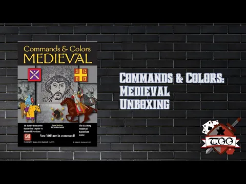 Commands & Colors: Medieval Board Game Unboxing | Components, Maps & First Look