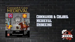 Commands & Colors: Medieval Board Game Unboxing | Components, Maps & First Look