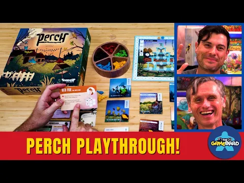 Perch Playthrough: Adorable Birds, Brutal Tactics (Inside Up Games) with @BoardgamesBourbon