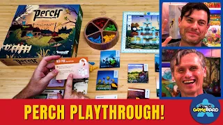 Perch Playthrough: Adorable Birds, Brutal Tactics (Inside Up Games) with @BoardgamesBourbon
