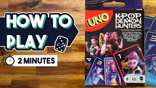 UNO K-Pop Demon Hunters Setup and Rules