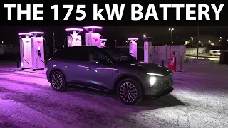 Nio EL6 with 100b battery charging test