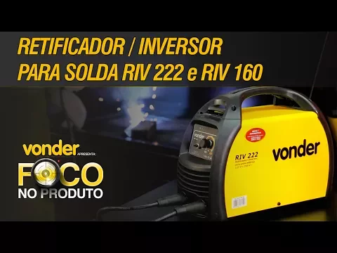 Retificador /Inversora solda eletrico Bivolt RIV222 Vonder