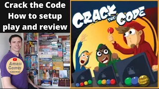 Crack the Code co-op board game. How to setup play and review * AmassGames * Hanabi like campaign 4K