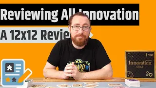 Innovation 12x12 Review - Base Game & 4 Expansions, What's Good, Bad & Skippable
