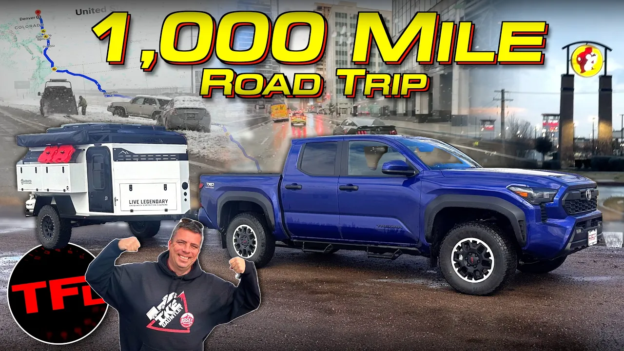 First Tow: The New Toyota Tacoma’s MPG Surprised Me Both Towing & Empty on a 1000-Mile Road Trip!