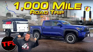 First Tow: The New Toyota Tacoma’s MPG Surprised Me Both Towing & Empty on a 1000-Mile Road Trip!