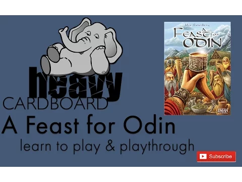Heavy Cardboard Teaches A Feast for Odin & Full Playthrough!