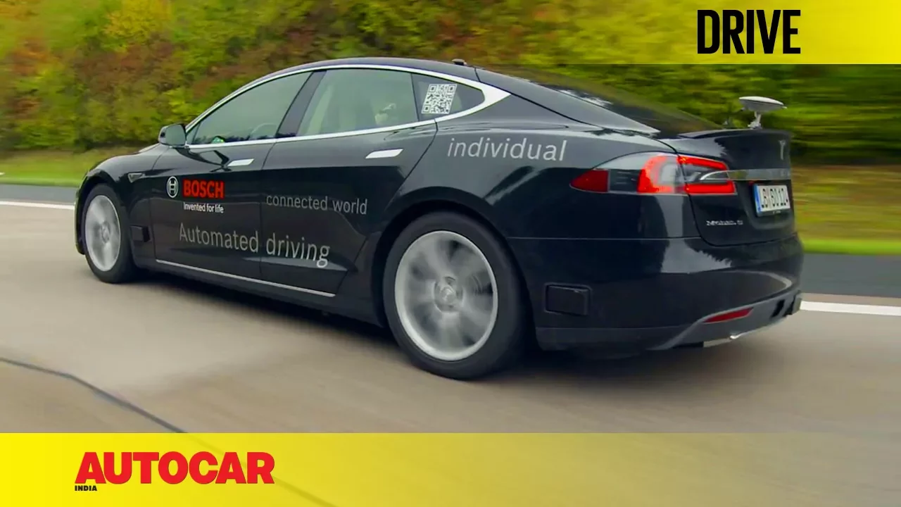 Bosch Autonomous Tesla | First Drive | Autocar India