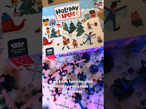 Holiday Hills Preview - Decorate, Race, and Spread Cheer! (Board Games Direct)