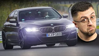 M5?! ON THE EDGE in BMW G30 550i! // Nürburgring
