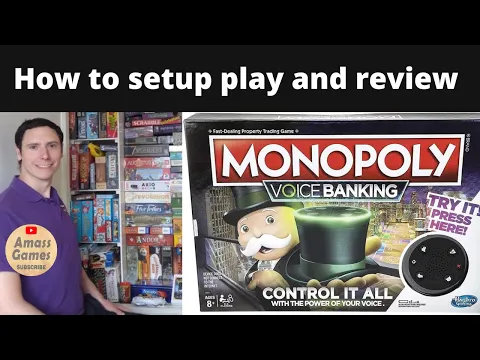 Monopoly: Voice Banking #howtoplay #review #boardgame #tabletop AmassGames #bgg #games #dice