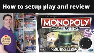 Monopoly: Voice Banking #howtoplay #review #boardgame #tabletop AmassGames #bgg #games #dice