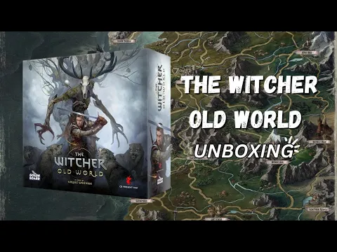 The Witcher Old World Retail Unboxing